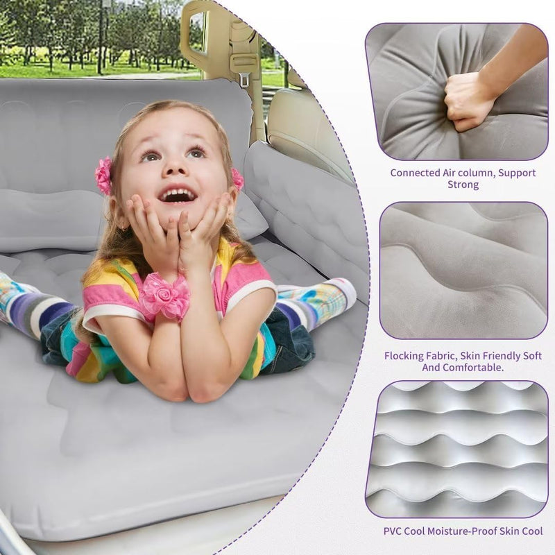 SUV Air Mattress with Pump, Inflatable Car Camping Bed photo 2
