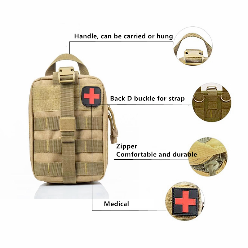 Tactical First Aid Kit Medical Molle Rip Away EMT IFAK