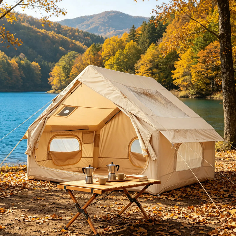 4-6 Person Inflatable Tent with Stove Jack photo 8
