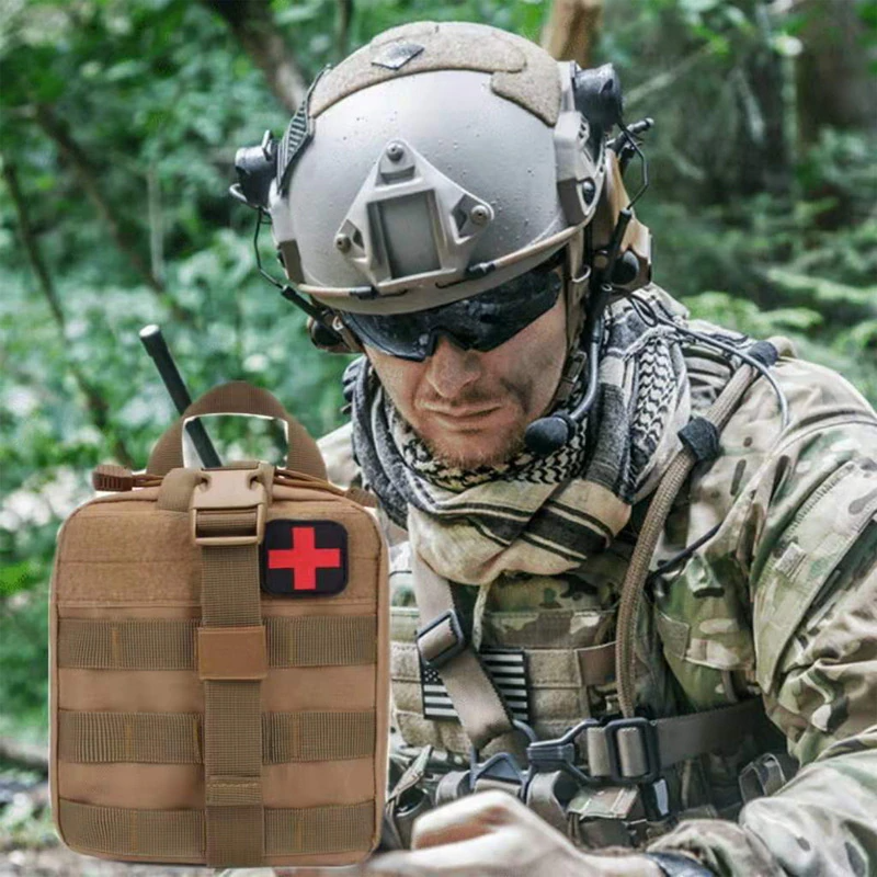 Tactical First Aid Kit Medical Molle Rip Away EMT IFAK