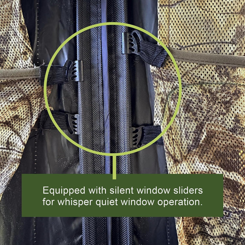 See-Through Pop Up Hunting Blind, 2-3 Person Ground Blind photo 7