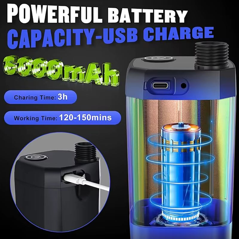 Rechargeable Portable Camping Shower with Pump photo 3