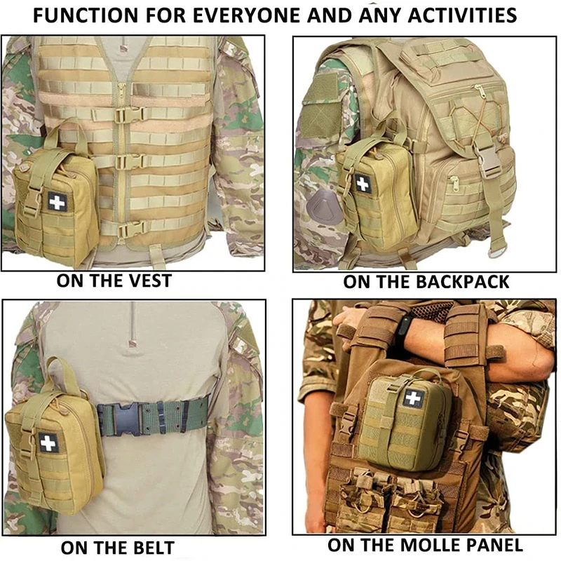 Tactical First Aid Kit Medical Molle Rip Away EMT IFAK