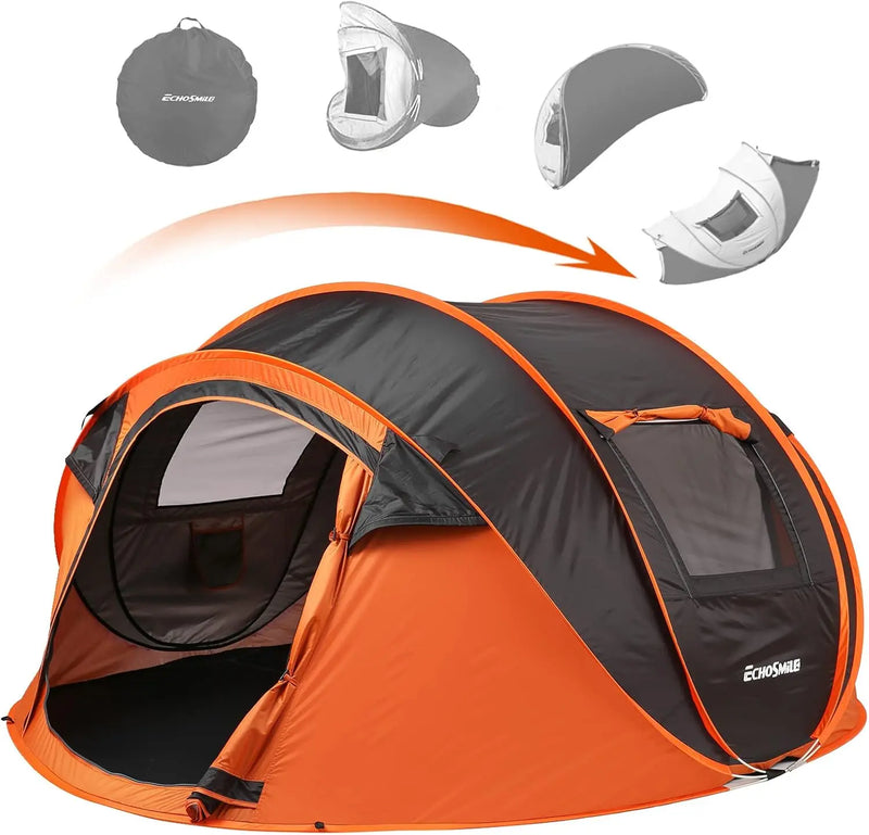 Throw-Open Pop-Up Tent for 2 to 8 People photo 2