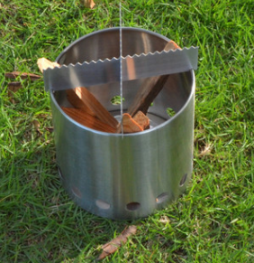 Outdoor Stainless Steel Fire Pit, Lightweight Camping photo 4