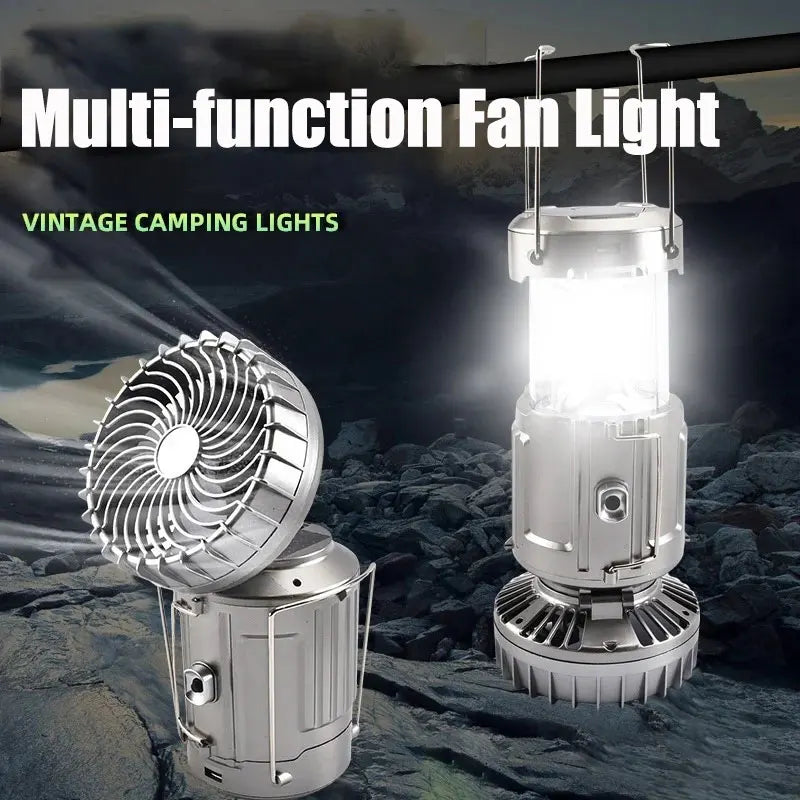 Solar Camping Lantern with Built-In Fan photo 6