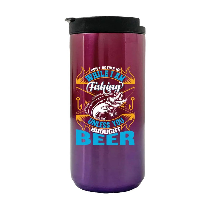 Don't Bother Me While I'm Fishing 14oz Tumbler photo 2