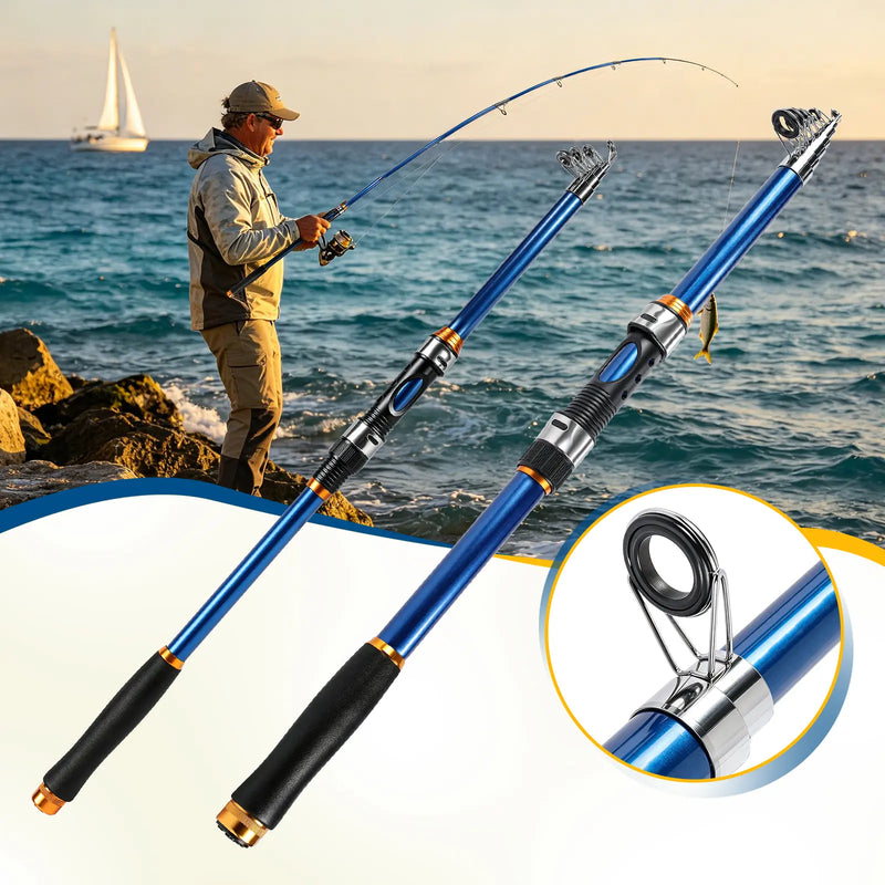 Telescopic Sea Spinning Rod - 6.9, 9.8 & 11.8 Ft photo 3