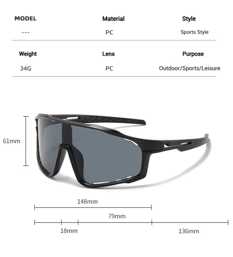 Photochromic Sports Sunglasses for Hiking and Cycling photo 4