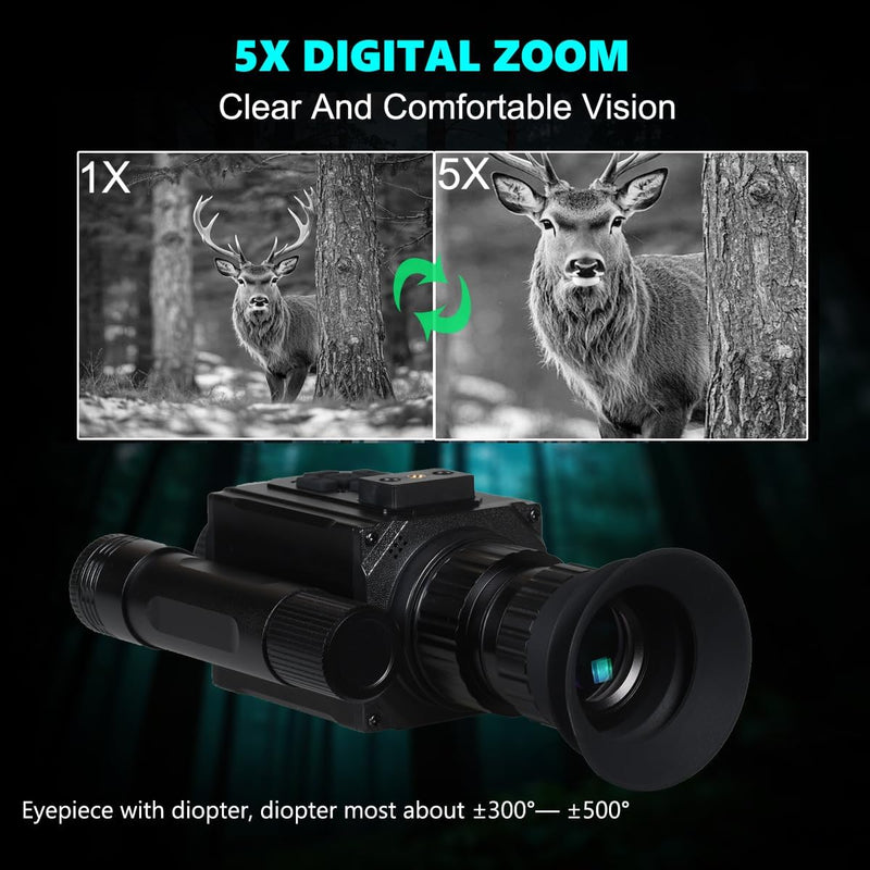Night Vision Goggles, Head and Helmet Mounted 1080p Monocular photo 2