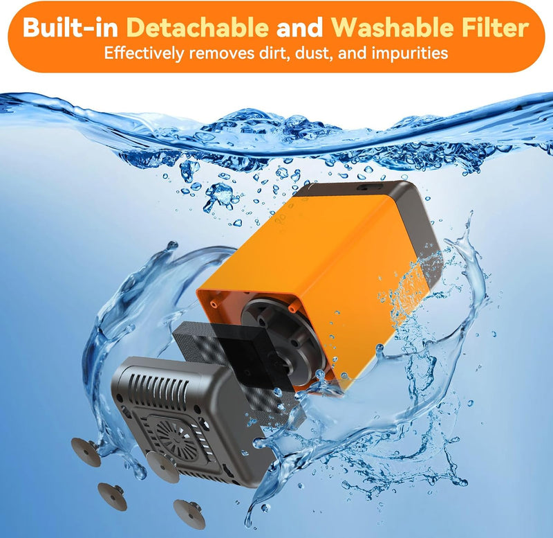 Portable Camping Shower with Heater, 7800mAh Rechargeable Pump photo 5