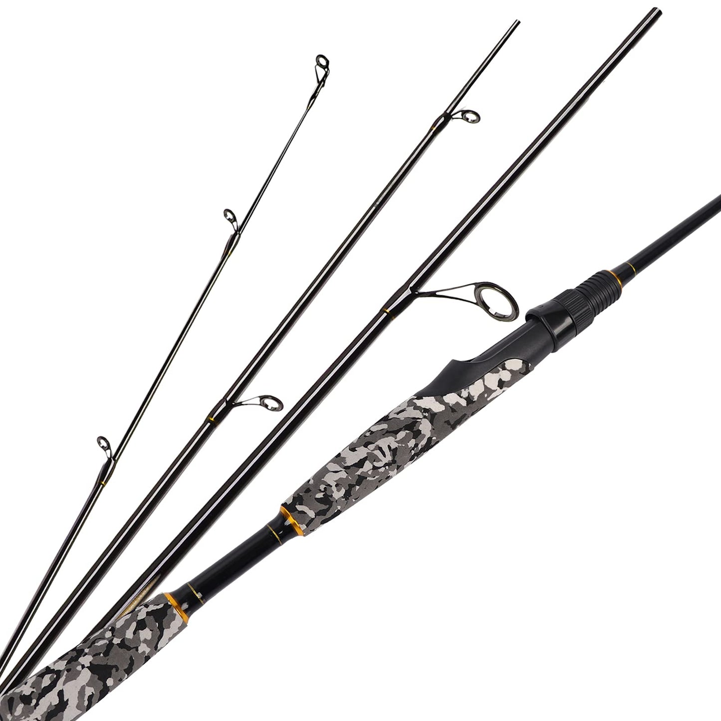 Fiblink 4 Pieces Travel Rod Spinning Fishing 24 Ton Carbon