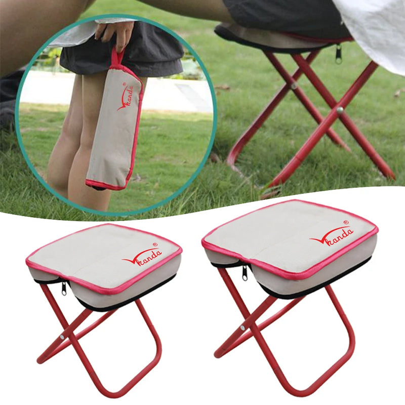 Folding Camping Stool with Storage Bag photo 2