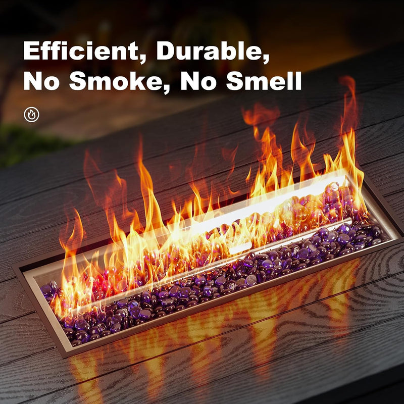 51 Inch Outdoor Propane Fire Pit Table, 50,000 BTU photo 8
