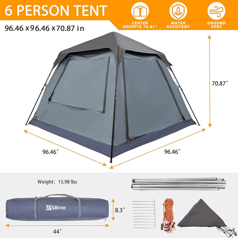 6-Person Instant Cabin Tent photo 3