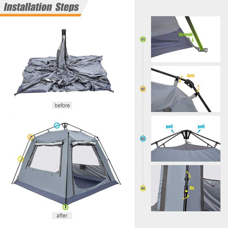 6-Person Instant Cabin Tent photo 4