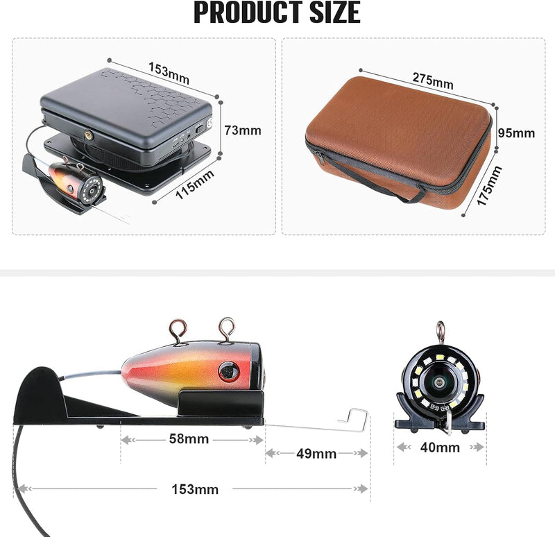 Underwater Fishing Camera with 5 inch Screen and Night Vision photo 6