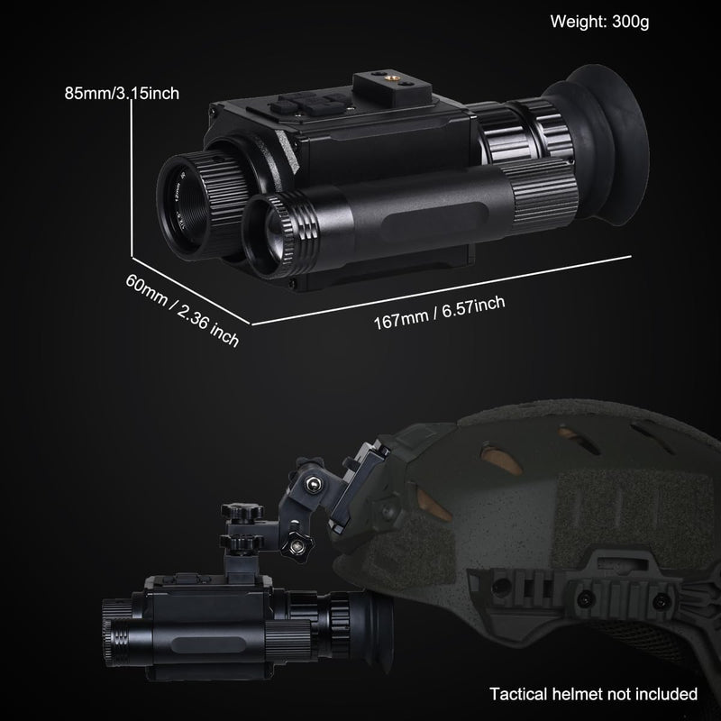 Night Vision Goggles, Head and Helmet Mounted 1080p Monocular photo 6