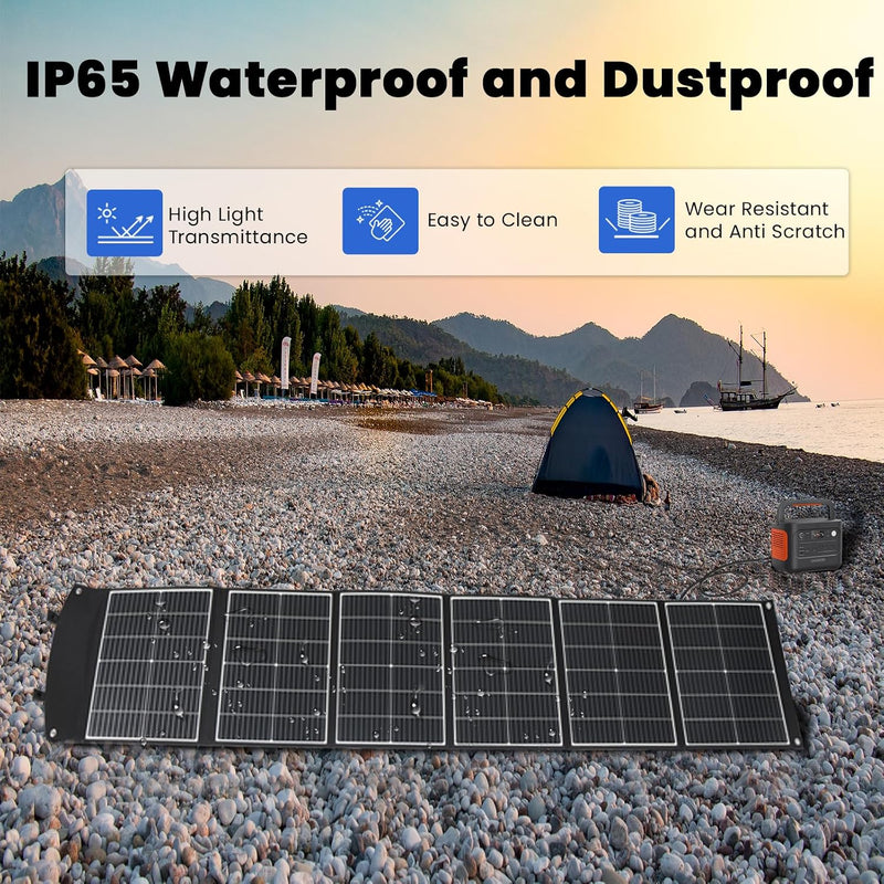 Foldable Portable Solar Panel, 100W to 410W with USB and MC4 photo 7