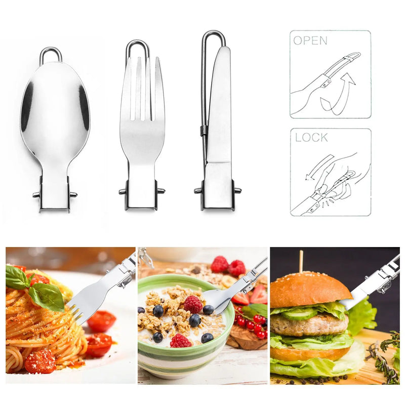 Portable Camping Cookware Set with Stove photo 6