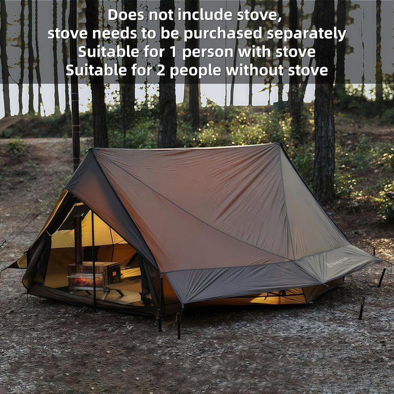 4-Season Hot Tent with Stove Jack, 1 to 6 Person Sizes photo 11
