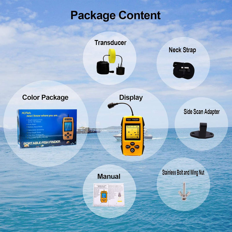 Portable Handheld Fish Finder with Sonar and LCD Display photo 7