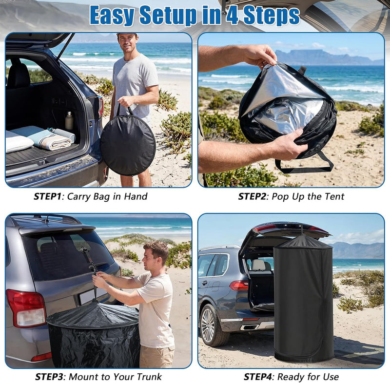 69 in Pop Up Privacy Tent for Car Camping, Shower and Toilet photo 5