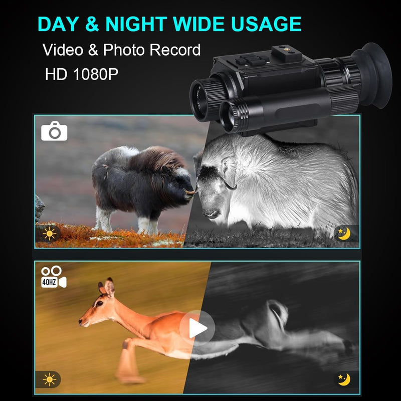 Night Vision Goggles, Head and Helmet Mounted 1080p Monocular photo 5