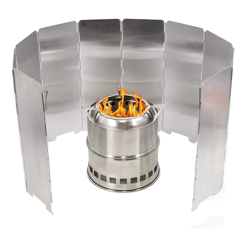 Aluminium Camp Stove Wind Shield photo 9