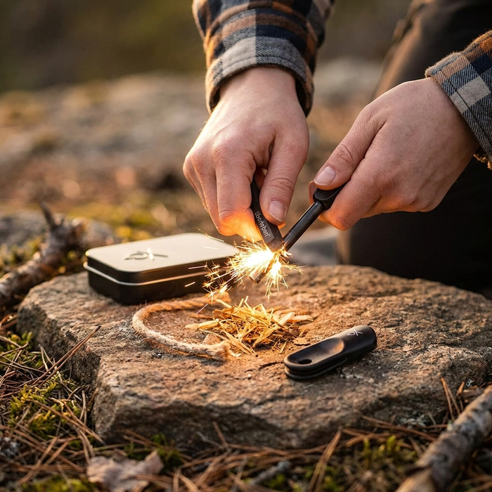 All-in-One Survival Fire Starter Kit