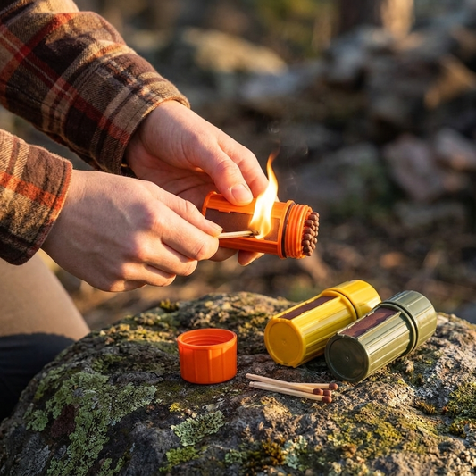 UCO Stormproof Match Kit — lifestyle