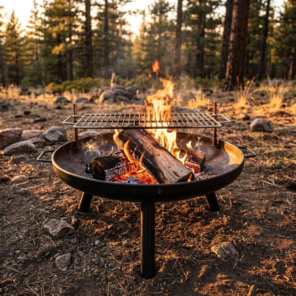 23-inch Wood-Burning Fire Pit — lifestyle