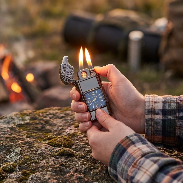 Double Fire Lighter Multifunctional