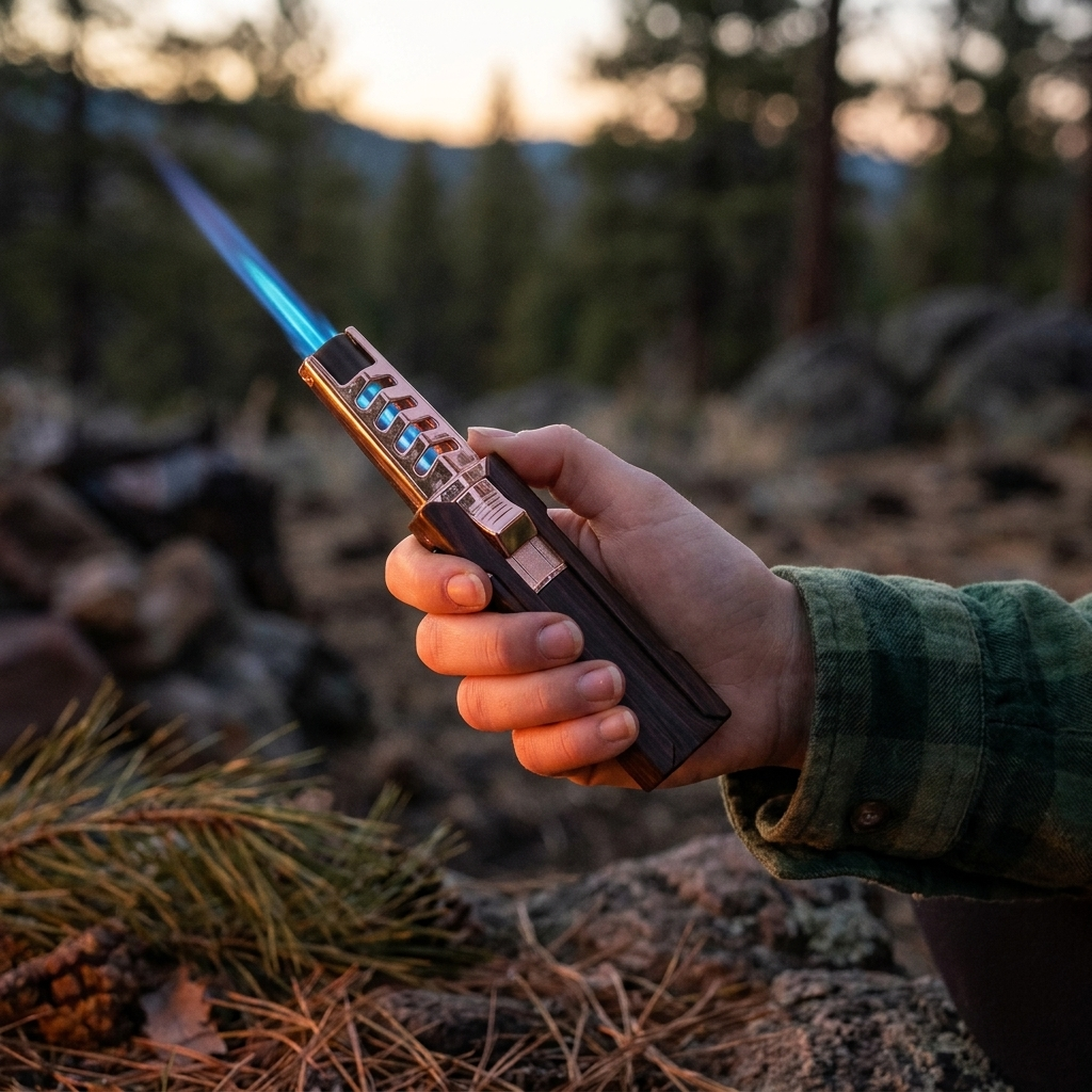 Jet Flame Fire Torch — lifestyle