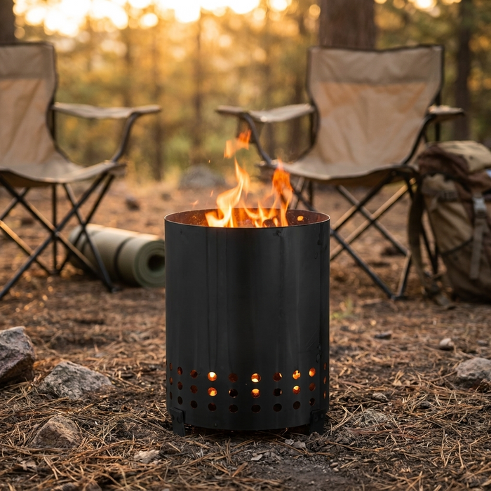 Family Outdoor Camping Portable Small Fireplace