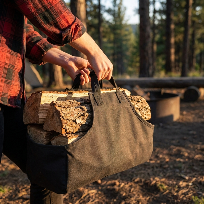 Camping Wood Stack Firewood Carrying Bag