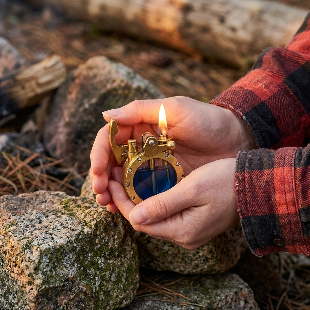 Fire Sphere Kerosene Lighter — lifestyle