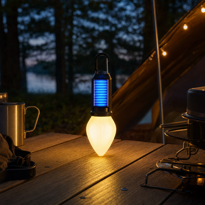 Solar-Powered Camping Light Mosquito Killer