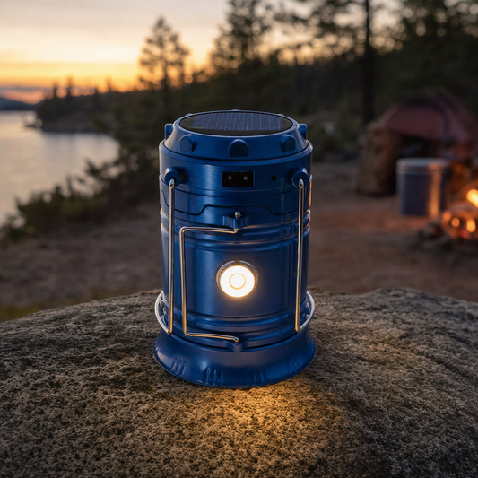 LED Solar Camping Light — lifestyle