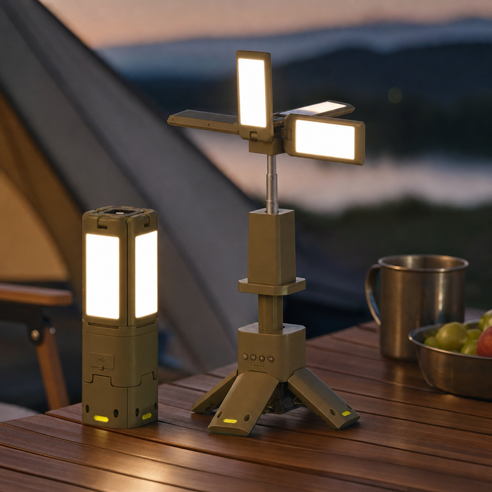 Telescopic LED Camp Light With Magnetic Tripod