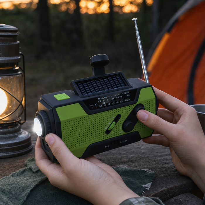 Emergency Hand Crank Weather Radio