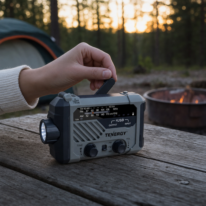 Hand Crank Weather Radio