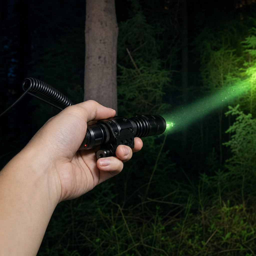 WINDFIRE tactical flashlight in use — lifestyle