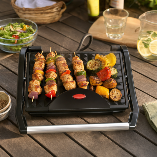 Smokeless Electric Grill — lifestyle
