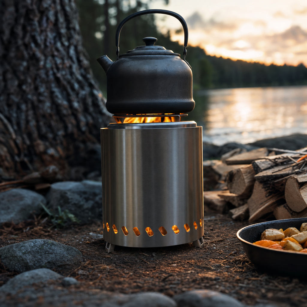 Portable Wood Stove — lifestyle