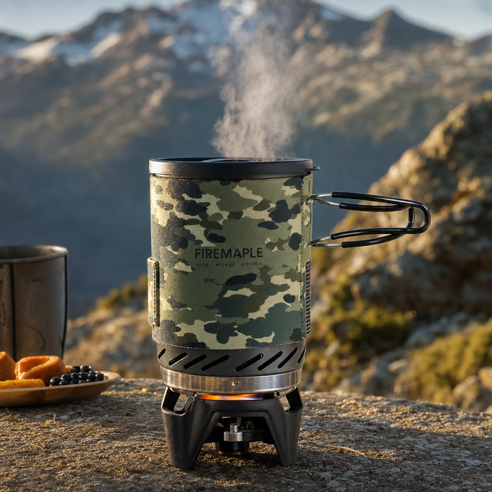Outdoor Heat-Exchange Camping Pot