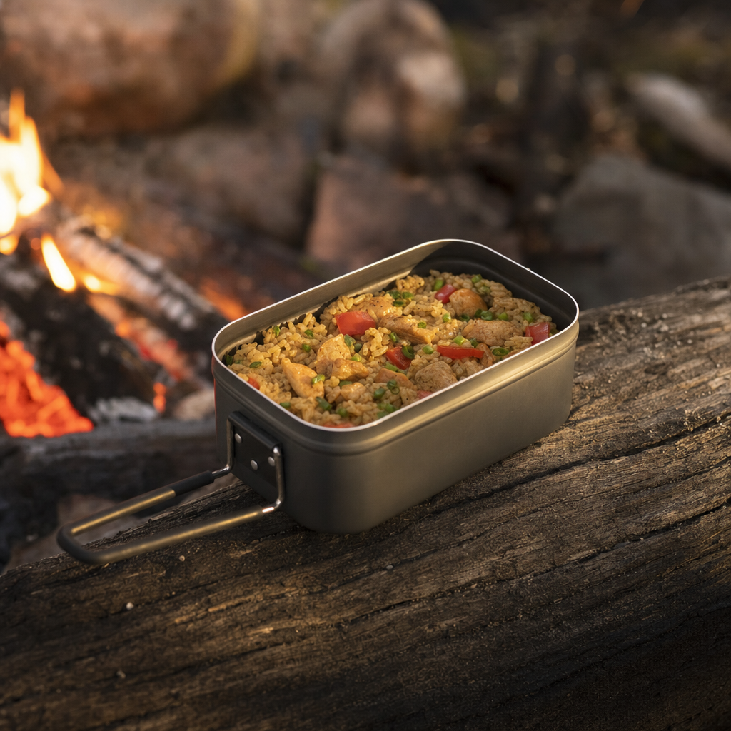 Aluminum Mess Tin — lifestyle