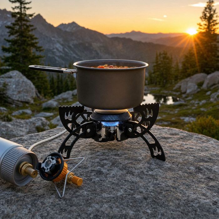 Camping Stoves Windproof Portable Propane Backpack