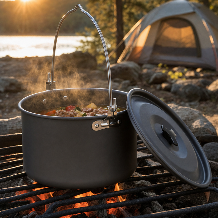 Portable Camping Cooking Pot
