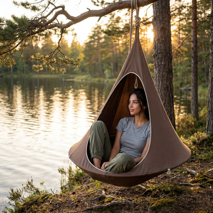 Outdoor Air Hanging Hammock Tent Cone Chair